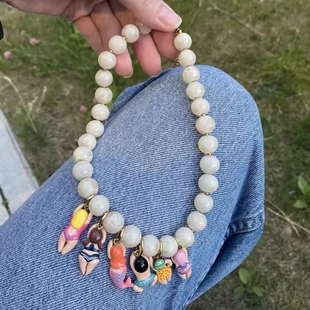 Beach Babes Beaded Charm Necklace - Picture 11 of 16